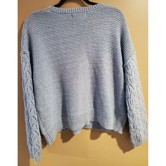 Women's Blue Knox Rose Pullover Sweater, Size XXL - Picture 5 of 6